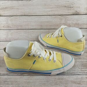 Superdry Mens Sneakers UK 6 Retro Low Top Yellow